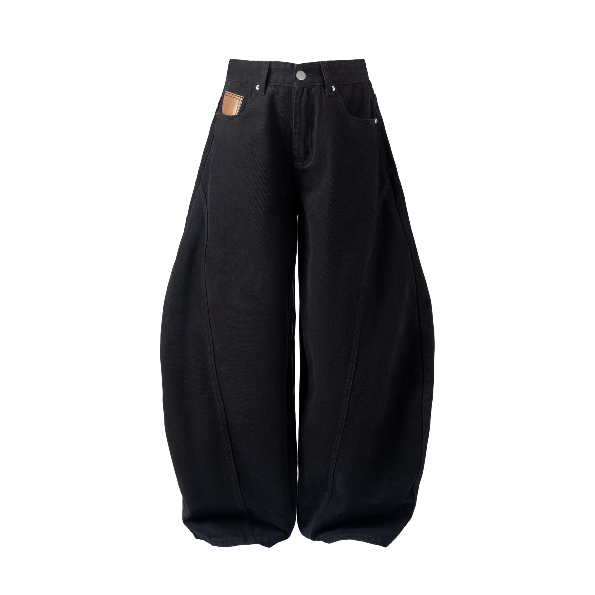 LEATHER POCKET PANTS