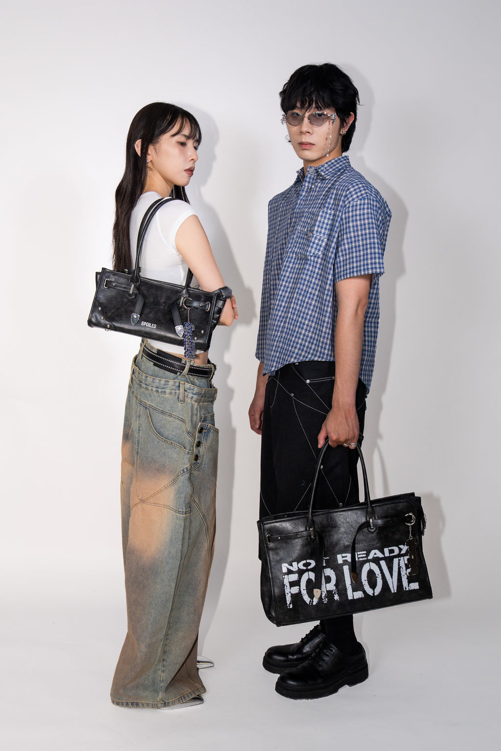 BUCKLE HANDLE BAG